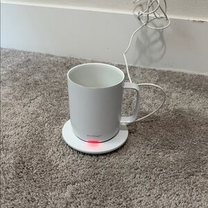 Ember White Smart Mug with Warmer